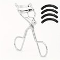 thumbnail image 1 of Portable Stainless Steel Professional Eyelash Curler Kit with 4 Replacement Rubber Strips, 1 of 7