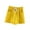 Yellow, variant on ABATAB Shorts for Women Wide Leg Pull on Elastic Waist Shorts with Pockets Casual Gym Walking Athletic Shorts