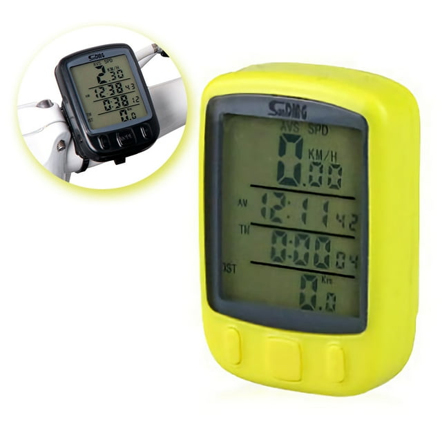 Amdohai Bicycle Speedometer Cycle Bike Computer Bicycle Odometer with Backlight LCD Display & Multi-Functions