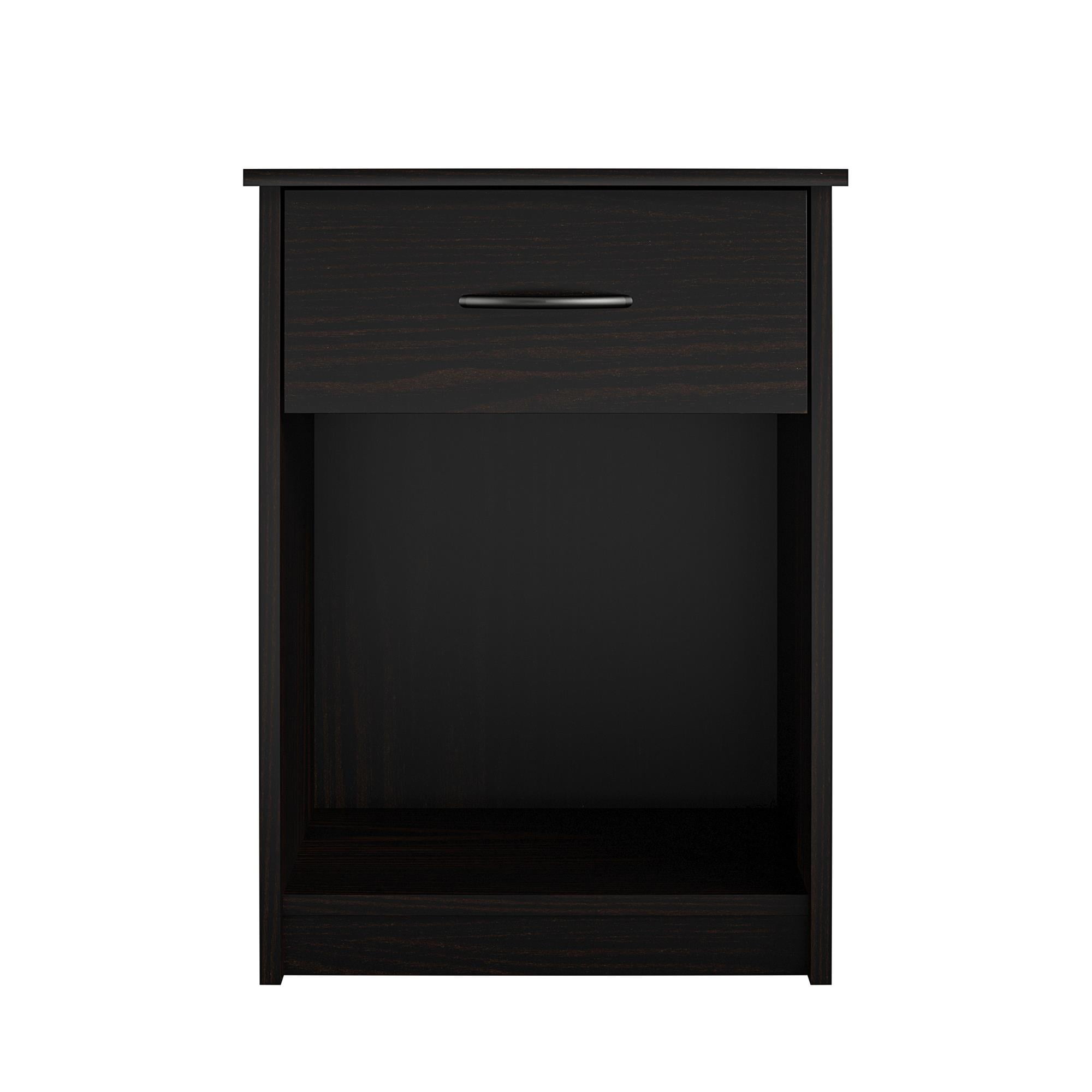 Mainstays Classic Nightstand with Drawer, Espresso