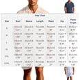 thumbnail image 2 of Aofany Men's 2 Piece Short Sets Casual Button Down Shirt and Shorts Set Summer Loose Linen Beach Outfits Set with Pocket, 2 of 8