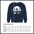 thumbnail image 7 of Alien Bigfoot Loch Ness Monster Moon Sweatshirt Funny Space UFO Hunter Sasquatch Yeti Dinosaur Nerd Believe Crewneck, 7 of 7
