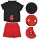 thumbnail image 5 of Conjunto de ropa para niños conjunto de camisa y pantalones cortos con corbata para niños conjunto de ropa para niños pequeños para verano LYUMO Otros, 5 of 8