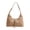 Khaki, variant on Sunyeur Womens Vintage Faux Suede Shoulder Bag, Trendy Dumpling Crossbody Handbag Hobo Bag Commuter Satchels