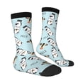 thumbnail image 4 of Yiaed Milk Bottles And Cow Head Print Great elasticity Crew Socks Sports socks for Men and Women, 4 of 5
