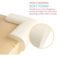 thumbnail image 5 of Edge Corner Protector Baby Proofing, 16.5 ft Edge & 8 Corners, Soft Rubber Foam Table Bumper Guard Set for Table, Fireplace, Countertop (Beige), 5 of 5