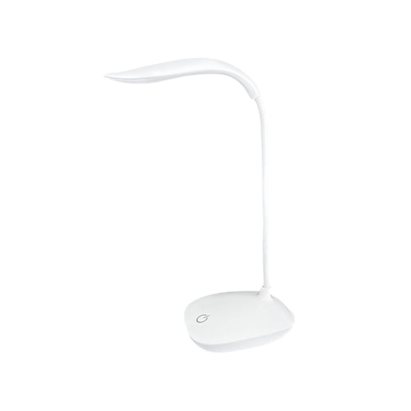 Bwiyojiz 6.21"Lx11.2"H Desktop Lamp Eye Protection Study Students Dormitory Usb Rechargeable Bedroom Bedside Mini Lighting Small Desk Lamps Home Appliances, Plastic, White, Gifts for Family