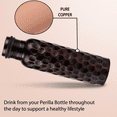 thumbnail image 3 of Perilla Home 100% Antique Diamond 1 Litre Pure Copper Bottle With Leak Proof Contains Ayurveda Health Benefits For Drinking Water For Men Women Gym Yoga Travelling Hiking Indoor | Outdoor | Office |, 3 of 12