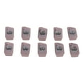 thumbnail image 4 of Turning Blades, Easy Storage Wear Resistance Carbide Finishing Inserts Low Friction Coefficient Long Service Life  For Steel, 4 of 8