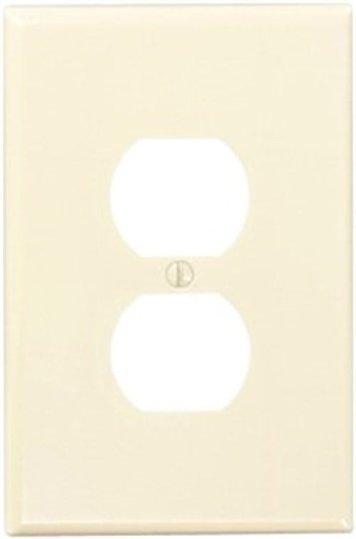 8-PK Circle F IVORY Single Gang Duplex Flush RECEPTACLE with Wide Ears 433-I NEW 