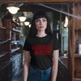 thumbnail image 2 of Horror Queen Graphic T-Shirt, Gothic Slasher Movie Tee, Spooky Halloween Streetwear Shirt, 2 of 3