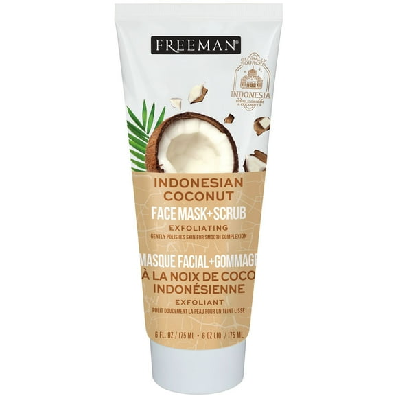Freeman Masque Facial + Gommage À La Noix De Coco Indonésienne Exfoliant