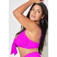 thumbnail image 4 of Swimsuits for All Women's Mentor Tie Front Bikini Top, 4 of 5