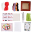 thumbnail image 2 of Kit de Fieltro de Aguja, Material de FabricioN de Bricolaje de Lana Suave Sin ESBROS Kit de Inicio de Fieltro de Agujas para Principiantes para Principiantes, 2 of 7