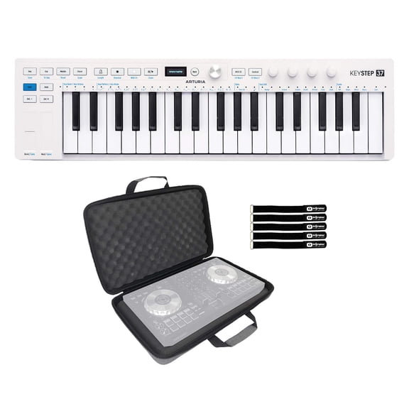 Arturia KeyStep 37 mk2 Compact Keyboard Controller & Sequencer with Case Package