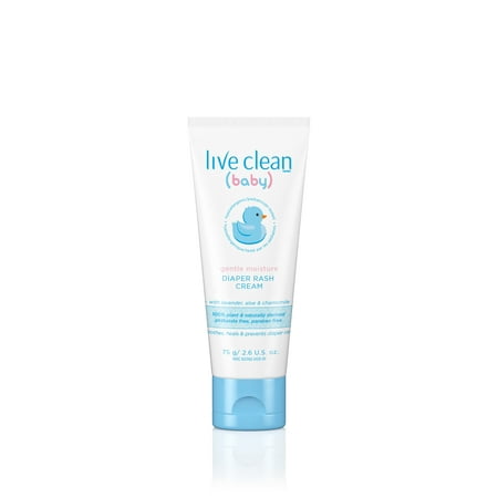 Live Clean Baby Gentle Moisture Diaper Ointment, 2.6 oz Tube