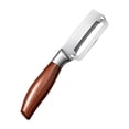 thumbnail image 2 of Outdor 2 In 1 Functional Vegetable Peeler For Kitchen With Wooden Handle And Stainless Steel Kitchen For Potato Fruit Pineapple Pumpkin Carrot Veggie Peele, 2 of 6