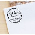 thumbnail image 2 of Printtoo Black Let Love Grow Wedding Favor Roound Personalized&nbsp;Self Inking Wedding Favor Stamp Custom Let Love Grow Rubber&nbsp;Stamper-50 mm Diameter, 2 of 6