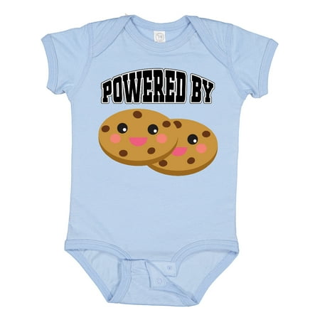 

Inktastic Powered by Cookies Gift Baby Boy or Baby Girl Bodysuit