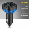thumbnail image 2 of Car MP3 Bluetooth Transmitter Dual USB Charger With AUX Calling Fast Accessories Input Auto A2K3 Charging Adapter, 2 of 8