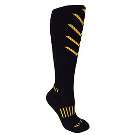 MOXY Socks Knee-High Ultimate VEKTR Black, Gold and Blood Red Premium Deadlif...