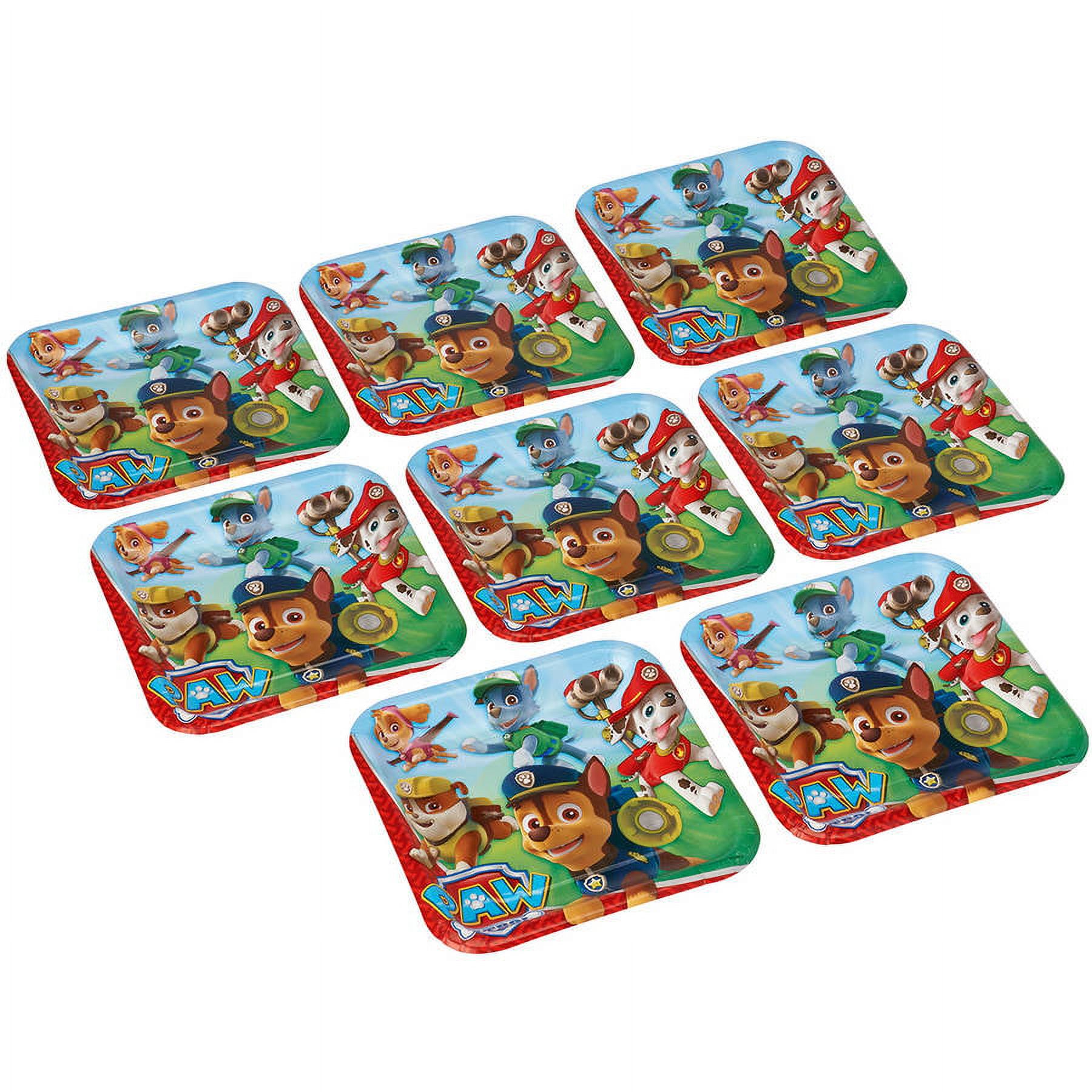 9" PAW Patrol Square Paper Party Plate, 8ct - image 2 of 3