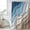 Blue, variant on Navy Blue Brown Ombre Waterproof Shower Curtain, Stall 36"x72" Washable Polyester Fabric Shower Curtains for Bathroom, Modern Geometric Abstract Cream Decorative Bathtub Curtain Sets with Hooks