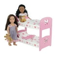 thumbnail image 4 of Emily Rose 18 inch Doll Bed | 18-inch Doll Bunk Bed Furniture with Butterfly Details | Includes 2 Reversible Doll Bedding Sets | Fits 18" American Girl and Similar Dolls, 4 of 7