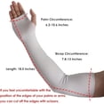 thumbnail image 2 of PinesC Wrist Sleeve Under Splint Hand Sock(4 Pack) Modal Arm Protector Covers, Pre-Wrap Liner for Air Cast & Hand Br White, 2 of 4