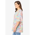 thumbnail image 3 of Woman Within Plus Size Ruffled Elbow-Sleeve Tunic, 3 of 6