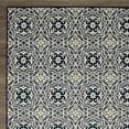thumbnail image 5 of Loomaknoti Terrace Tropic Kidore 2' x 3' Geometric Indoor/Outdoor Runner Rug , Blue/White, 5 of 9