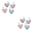 thumbnail image 1 of Injueey Llavero de 4 Uds., colgador de llavero de doble cara, soporte en forma de corazón, accesorio para llaves, billetera, teléfono móvil, 5x4.1x1 cm 1 2piezas, 1 of 6