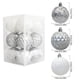 thumbnail image 3 of Set de 12 Bolas Decorativas Navideñas - Adornos Colgantes de Plástico Multicolor de 6 Cm para Árbol de Navidad, Coronas y Decoración Navideña, 3 of 6