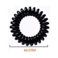 thumbnail image 2 of Kitsch Spiral Hair Ties, Coil Hair Ties, Phone Cord Hair Ties, Ponytail Hair Coils No Crease - 8 pcs, Brunette, 2 of 6