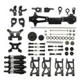 thumbnail image 2 of Kit de actualización para WLtoys 144001 1/14 RC Car Kit de actualización Piezas Brazos Eje de transmisión Negro, 2 of 5
