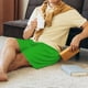 thumbnail image 5 of Fotbe Green Pantalones Cortos de Pijama para Hombre, Ropa de Dormir, Pantalones de Pijama Cortos para Hombre-Medium, 5 of 6