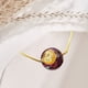thumbnail image 5 of Collar con colgante de protección ajustable para mujeres, hombres y niños, morado púrpura, 5 of 7