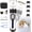 White, variant on Clippers for , Kit for Heavy Thick Hair&Coats/Low Noise Cordless Hair Trimmer/Pet with Paw Trimmer for Small & Large Dogs Cats