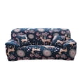 thumbnail image 2 of Cubierta de Deslizamiento para Muebles de Sofá Elástico - Lavable a , Anti ácaros, Elástico de Poliéster Estirable Venado de Navidad de 3 plazas Macarena Funda de sofá, 2 of 8