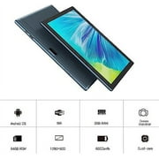 Tablet 10 Inch Android Tablets, 64GB ROM 1024GB Expand,6000mah Battery, Quad-Core Processor 2GB RAM Tableta, 8MP Camera WiFi 10.1'' IPS HD Touch Screen Android Tablet. (Blue)