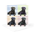 thumbnail image 5 of 3drose, Labrador Retriever. Black. Best Friend., 6 Greeting Cards with Envelopes, 5 of 7
