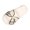 White, variant on Brown Women'S Slippers Sandals Open Toe Bow Design, Platform Flat Comfortable Plush Furry, Non-Slip Indoor Outdoor Warm Cozy House Shoes Fall Winter, Size 38 Eu/24 Cm