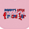 thumbnail image 4 of Inktastic Daddy's Little Firecracker Boys or Girls Baby Bib, 4 of 4