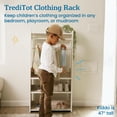 thumbnail image 3 of ECR4Kids TrendiTot Clothing Rack, White Wash, 3 of 9