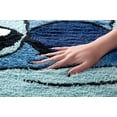 thumbnail image 2 of Disney Lilo & Stitch Stitch Face 4ft x 2ft Fluffy Plush Tufted Area Rug - Kids Home Décor, 2 of 4