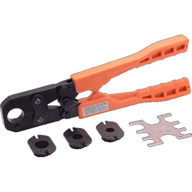 2Pex Crimper 1/2" And 3/4" Plumbing Crimping Gonogo Set Angle Gauge Tools UB6 
