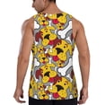 thumbnail image 3 of Easygdp Cute Dog Men's Tank Top, Sleeveless Muscle T Shirts, Breathable, Quick-Dry, Loose for Gym, Running, Fitness - Small, 3 of 9