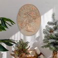 thumbnail image 4 of Sungmor Vintage Cast Iron Wall Art Decor, Oval-shaped Ornate Classical Woman Relief Plaque, Decorative Wall Ornament Antique Sculpture for Home or Garden, Rustic Copper Finish, 4 of 8