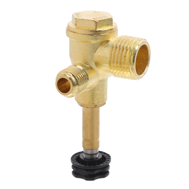 HOOWIFFY 1Pack Golden Hpb59-1 Zinc Alloy Air Compressor Check Valve for Preventing Backflow in Daily Maintenance