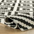 thumbnail image 4 of nuLOOM Kellee Hand Tufted Geometric Wool Area Rug, 2' 6" x 14', Black, 4 of 9